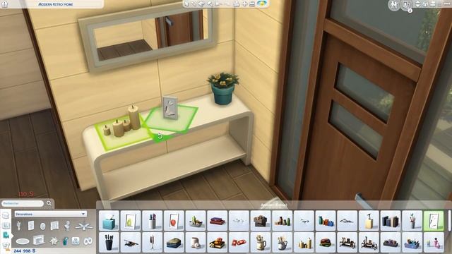 Modern Retro House ? | Base Game | No CC | The Sims 4 Speed Build смотреть онлайн