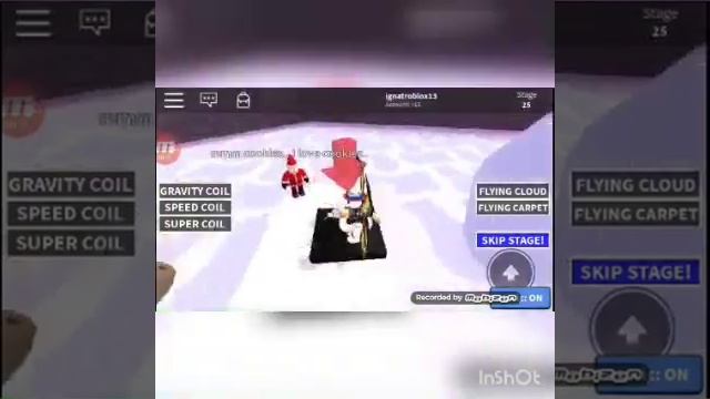 НОВОГОДНИЙ ПОБЕГ С САНТА КЛАУСОМ!??❄️ Roblox obby