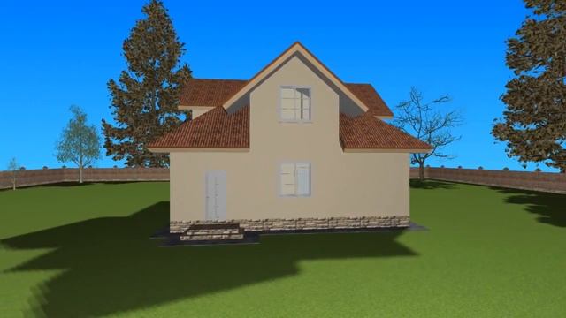 Проект дома 10х10 смотреть онлайн