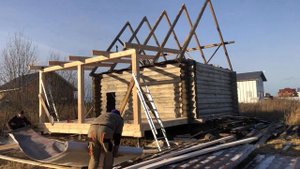 Как #построить пристройку к дому своими руками. Пристрой к деревенскому дому