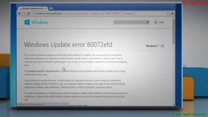 Fix Windows 7 Update error 80072efd