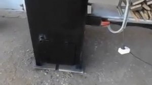 Автоподача дров на котле GRV, розжиг дров 2015 г.mp4