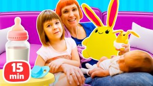 Мама для Лаки – Игры для детей в дочки матери – Сборник видео для самых маленьких