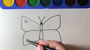 Как нарисовать бабочку легко и просто / draw a butterfly