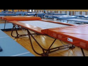 Спортивный батут 'Звезда' - Тестирование в Олимпийском резерве Республики Беларусь