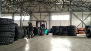 погрузка шин