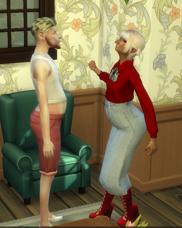 Куколд и его жена залупенко Sims 4