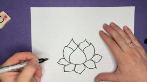 Как нарисовать Лилию Легко / Рисование для детей