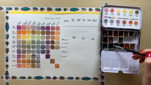 Colour Mixing | TEXAS WILD COLOR Handmade Watercolor
