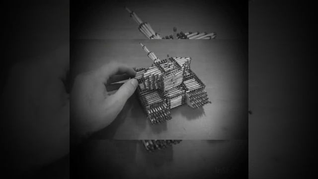 Танк из спичек без клея? смотреть онлайн