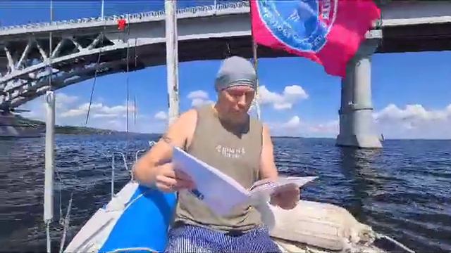 По дороге за хлебушком!Саратовский автодорожный мост.Сергей Уткин. смотреть онлайн