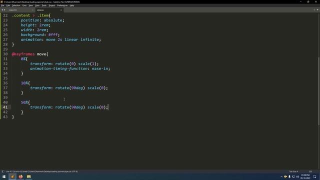 Loading Animation HTML CSS | Loading Spinner Animation CSS | CSS Loading Animations | Webdesign