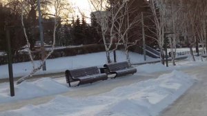 Омск зимний.Прогулка по городу.Галина Фи.          #зима#снег#холодно#