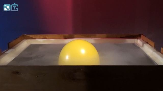 Шарик в криогене (-170°C) - опыты с жидким азотом смотреть онлайн