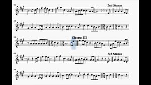 10 000 REASONS "Bless The Lord" - TENOR SAX / TRUMPET Play-along MUSIC SHEET