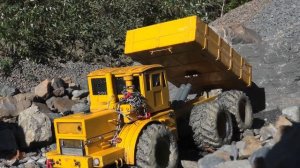 HIDROMEK 640 WL!!! Heavy RC Crash!!! Zil 130 4x4 accident / Rescue with the Hidromek 640 WL