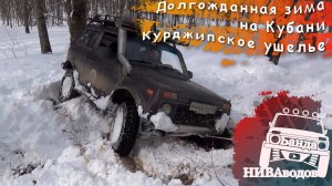 Нашли снег 2! Курджипское ущелье