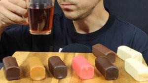 АСМР ГЛАЗИРОВАННЫЕ СЫРКИ МУКБАНГ | АСМР GLAZED CURD MUKBANG | #GLAZEDCURD #СЫРКИ