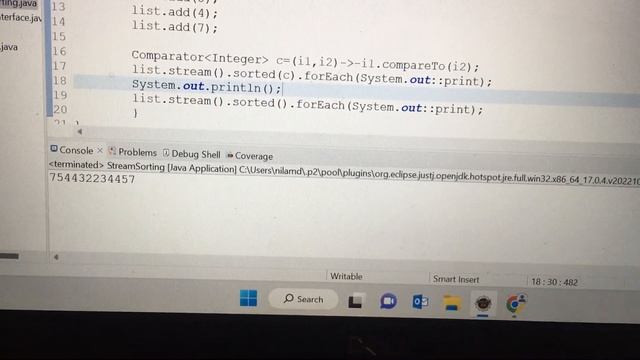 How to get ascending and descending order using stream api in java coding question смотреть онлайн