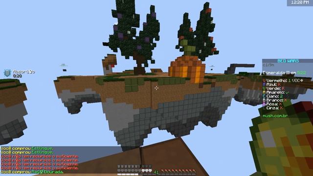Carregando Minha Dupla: Bedwars no MushMC - Desafio Épico!