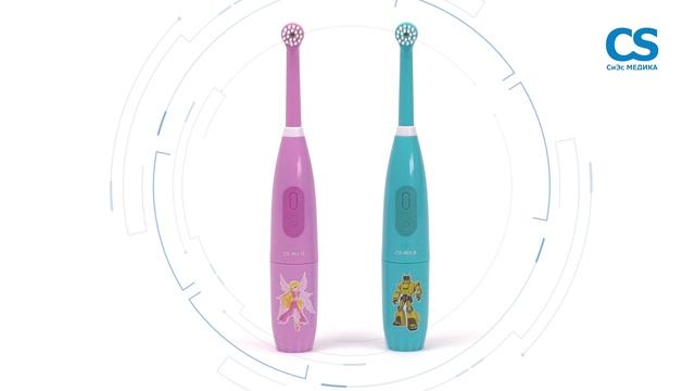 Электрическая зубная щетка CS Medica KIDS CS-463-B смотреть онлайн