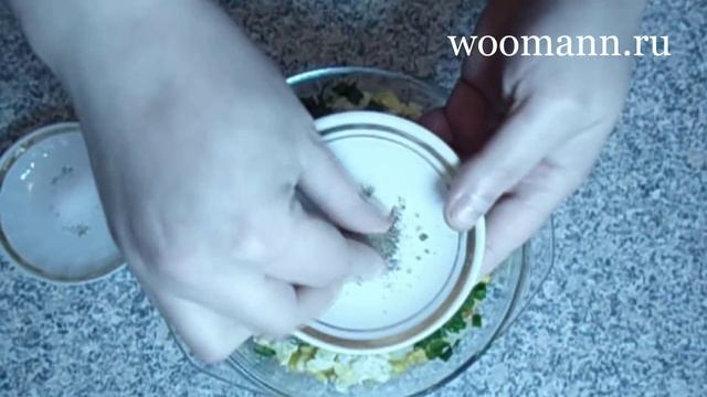 Рецепт салат Крабовый смотреть онлайн