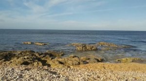 Севастополь... Море зимой... пляж парка Победы...