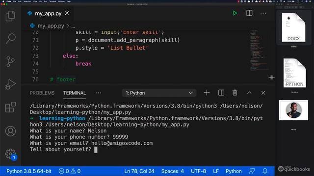 Python Exercise and Solution | Python Tutorial #23