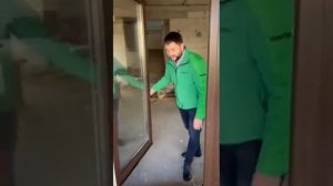 Выход на террасу. Штульповые двери