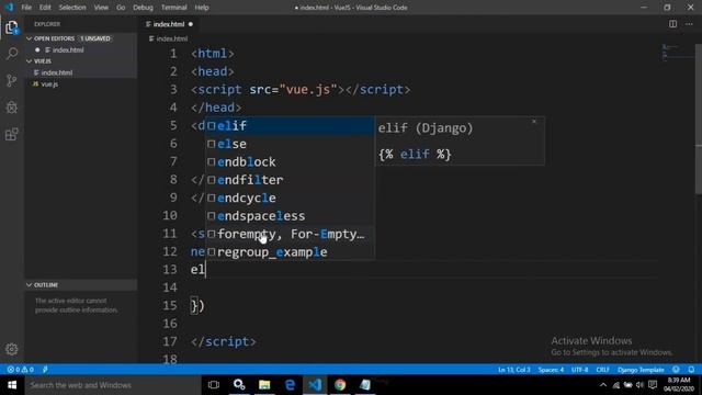 VueJS 2 Series including Router & Vuex || Creating VueJS Instance & Writing first Program || Part-2