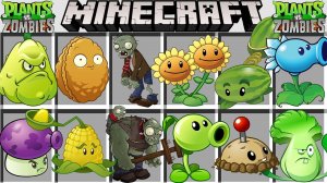Мод на РАСТЕНИЯ против ЗОМБИ в майнкрафт! PLANTS VS ZOMBIES MINECRAFT