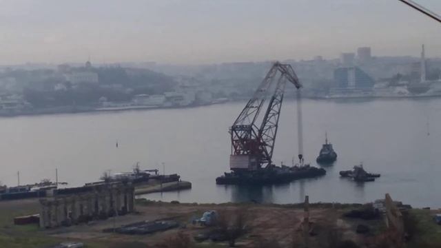 Радиогорка,плавкран, Севастополь,28 декабря 2020 года смотреть онлайн