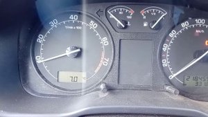 Обороты на холодную Шкода Октавия тур