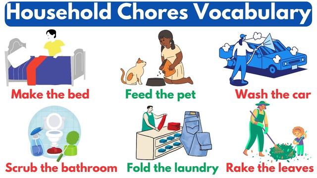 Chores Vocabulary