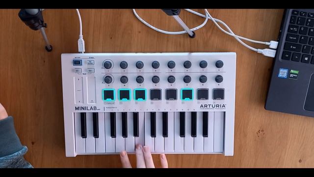 Sittin' on the dock of the bay - Otis Redding | Arturia Minilab MK2 смотреть онлайн