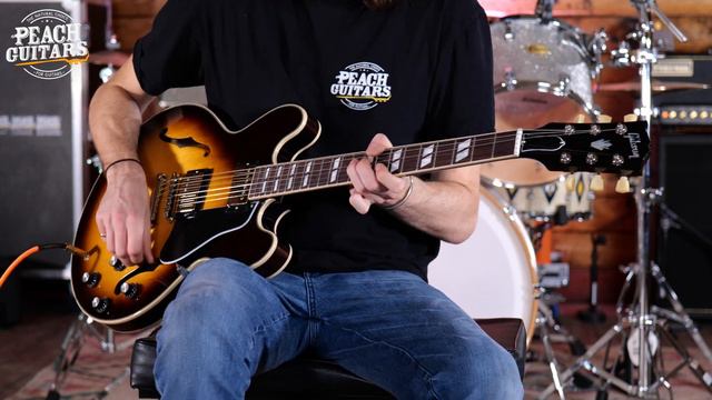 No Talking...Just Tones | Gibson ES-345 Vintage Burst смотреть онлайн