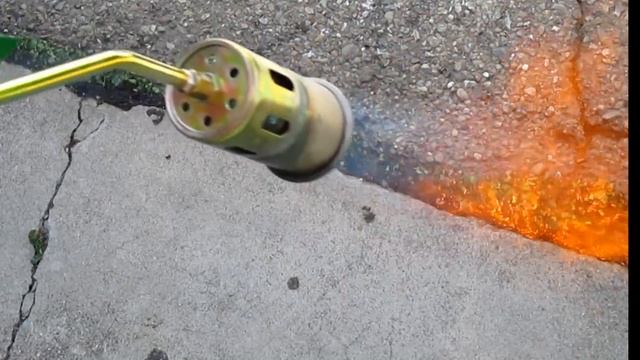 Quick & Easy Way To Eliminate Unwanted Weeds Using A Propane Torch смотреть онлайн