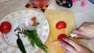 Салат за 5 минут. Узбекский салат ачичук к плову ??