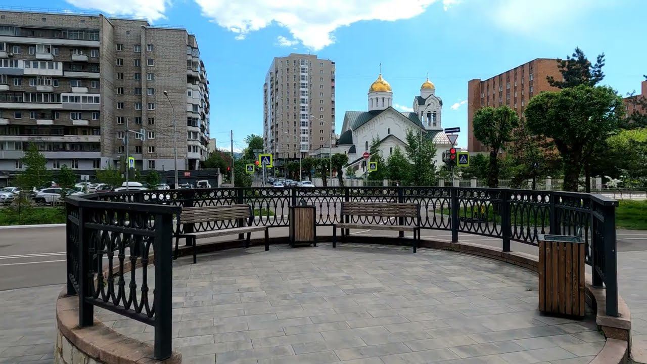 Район центрального рынка г. Красноярск май 2024г.
