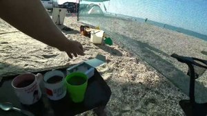 Выживание!!! Живём в палатках на диком пляже. Железный Порт 2021