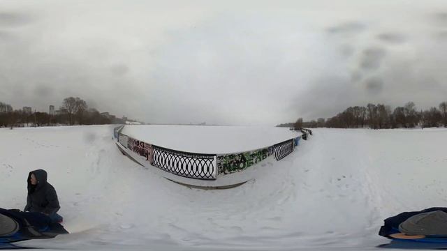 Зимняя прогулка по набережной Ижевска 2.