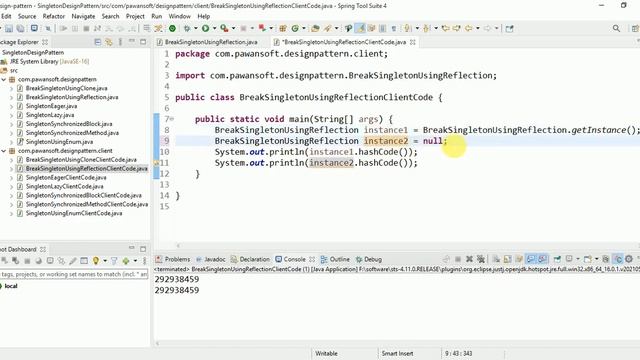 7. How to break Singleton Using Reflection step by step from scratch | Pawan Soft смотреть онлайн