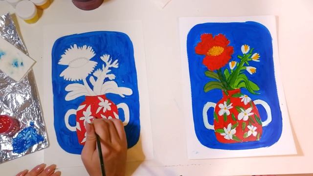 Рисуем гуашью, чтобы расслабиться ??♀️? Хобби для тех, кто хочет отдохнуть после рабочего дня смотреть онлайн