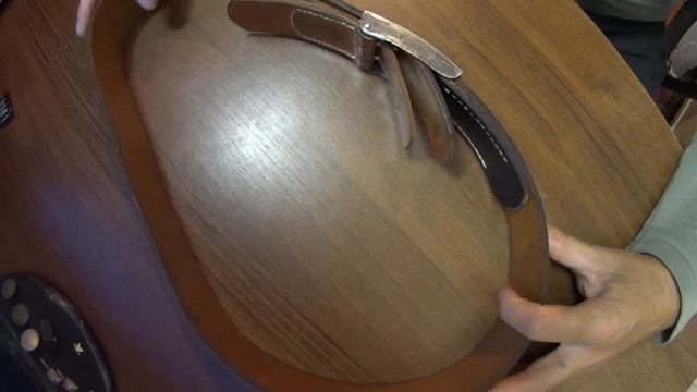 Кожаный ремень военнослужащего Бундесвер.Оригинал. смотреть онлайн