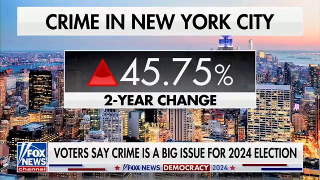 Fox News: опрос показывает, что 88% американцев «чрезвычайно обеспокоены» уровнем преступности