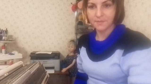 МК Вяжем шарф жемчужной резинкой. смотреть онлайн