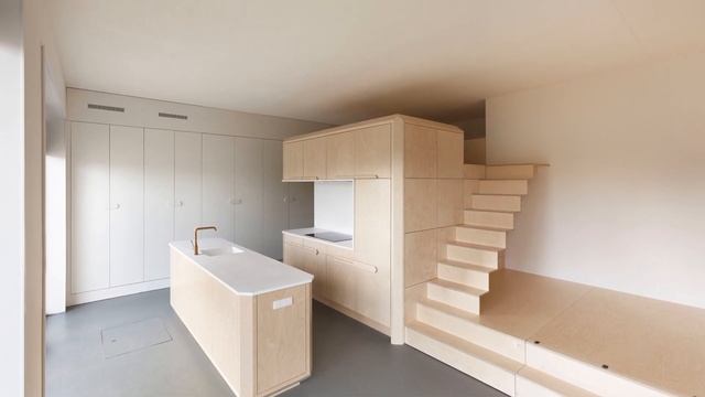 Лофт в маленькой квартире 45 м² из фанеры. Доступный ремонт лофта.