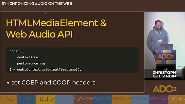Synchronizing Audio on the Web - Christoph Guttandin - ADC22 смотреть онлайн