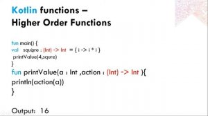 1.7 Kotlin Lambda Expressions and Higher Order Functions