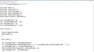 3.Подключение потенциометра|Arduino|Midi|Hiduino